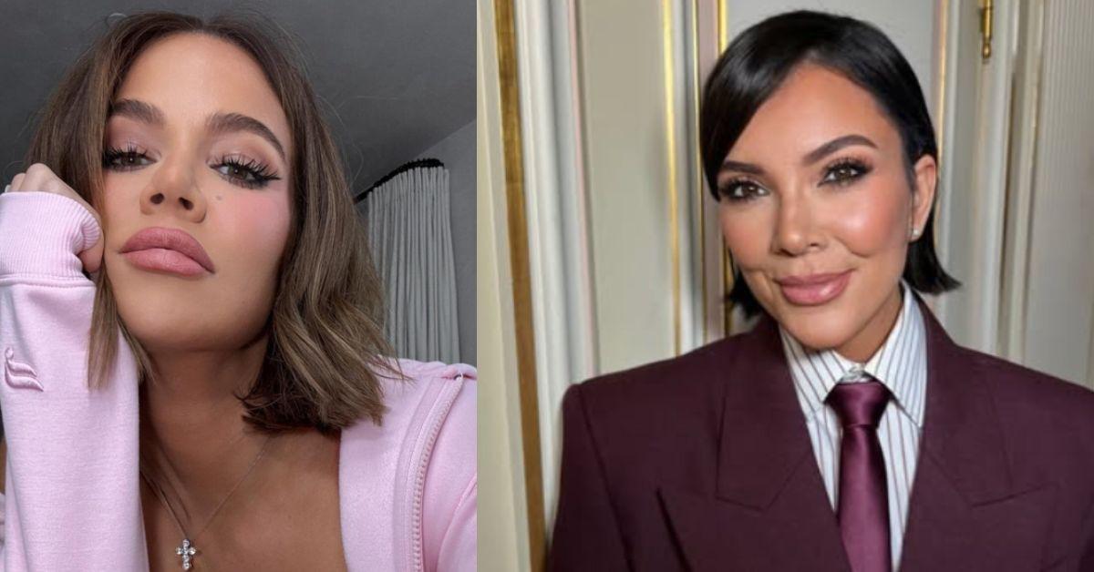 khloe kardashian plastic surgery kris jenner lookalike