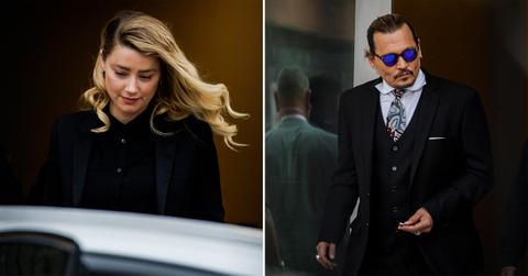 amber heard johnny depp trial spit on him deadbeat pp