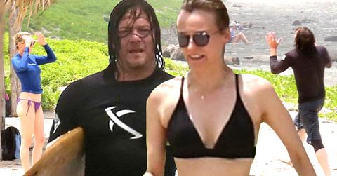 //Diane Kruger bikini Norman Reedus beach pp