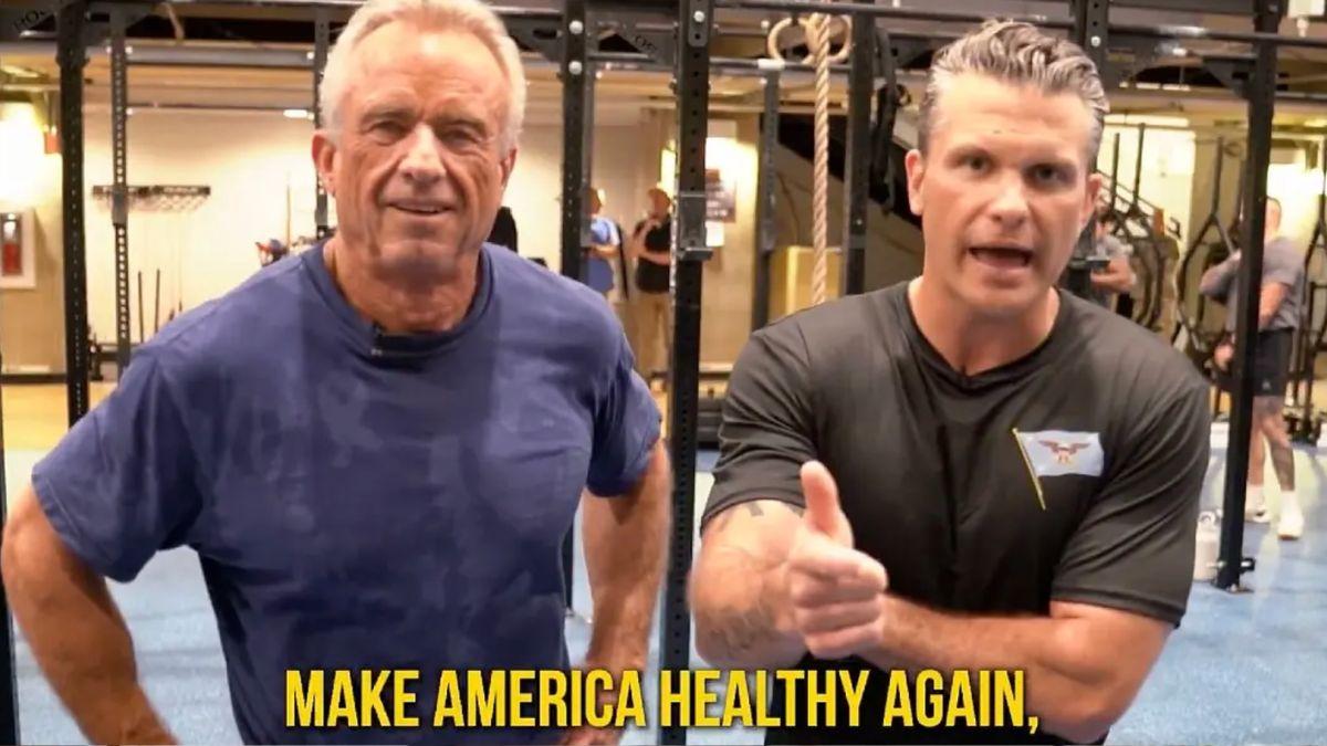 Photo of Robert F. Kennedy Jr., Pete Hegseth