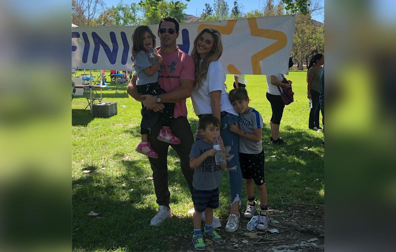 Gina Kirschenheiter with her family.