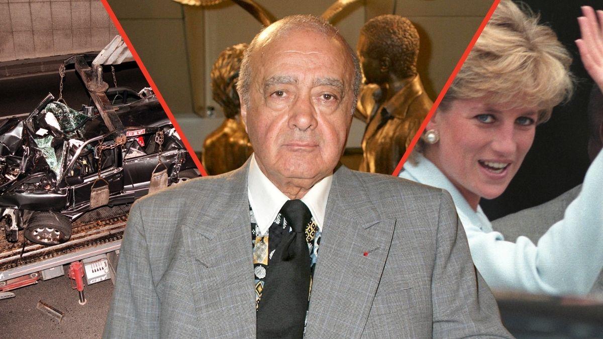Photo of Mohamed Al-Fayed and Princess Diana