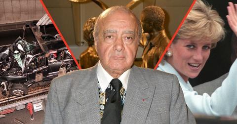 Photo of Mohamed Al-Fayed and Princess Diana