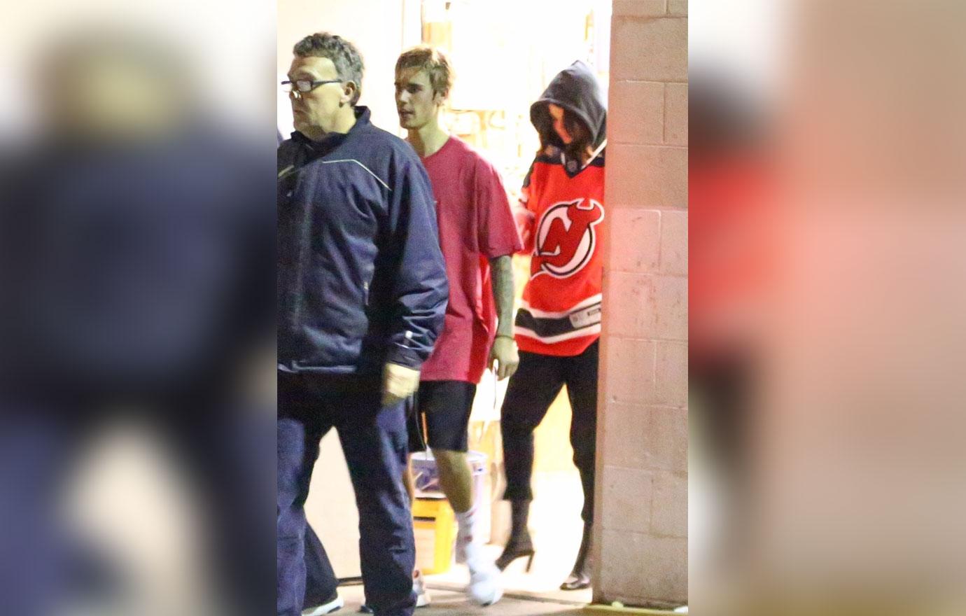 Selena Gomez Wears Justin Bieber Jersey