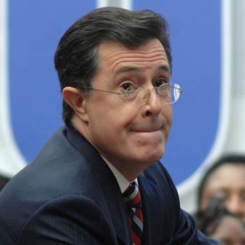 //stephen colbert off air splash