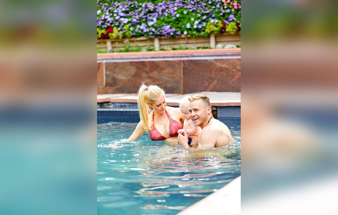 //Heidi Montag Baby Gunner Bikini Pool