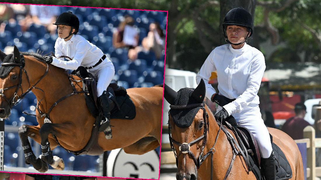 Mary-Kate Olsen Competes At Equestrian Event In France