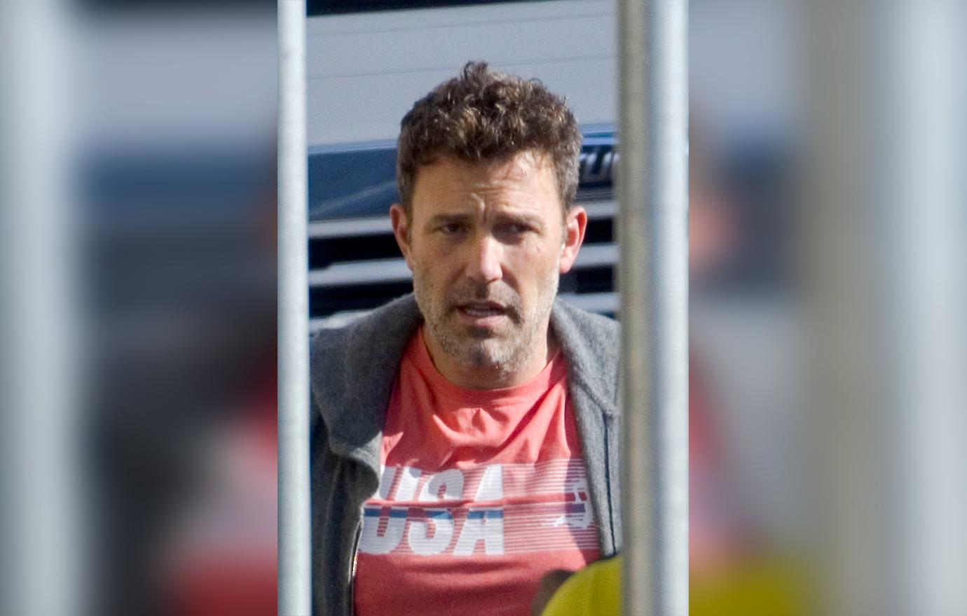 Ben Affleck Looks Disheveled While Filming After Relapse