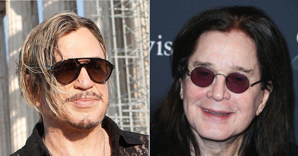 picture of mickey rourke and Ozzy osbourne