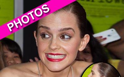 //emma watson nip slip