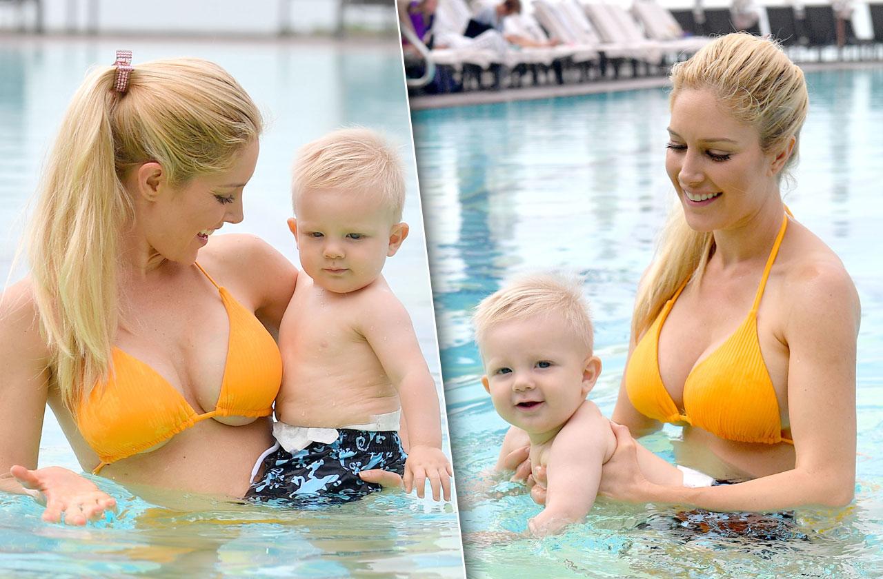 Heidi Montag Pool Day Son Gunner