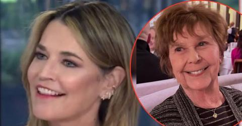 split image of Savannah and Nancy Guthrie