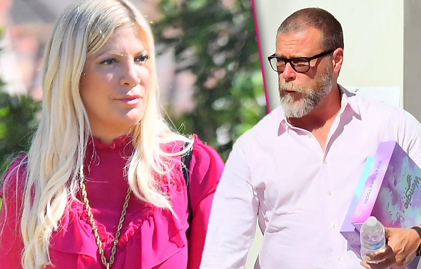 Tori Spelling Dean McDermott Leave Gift Suite Separately