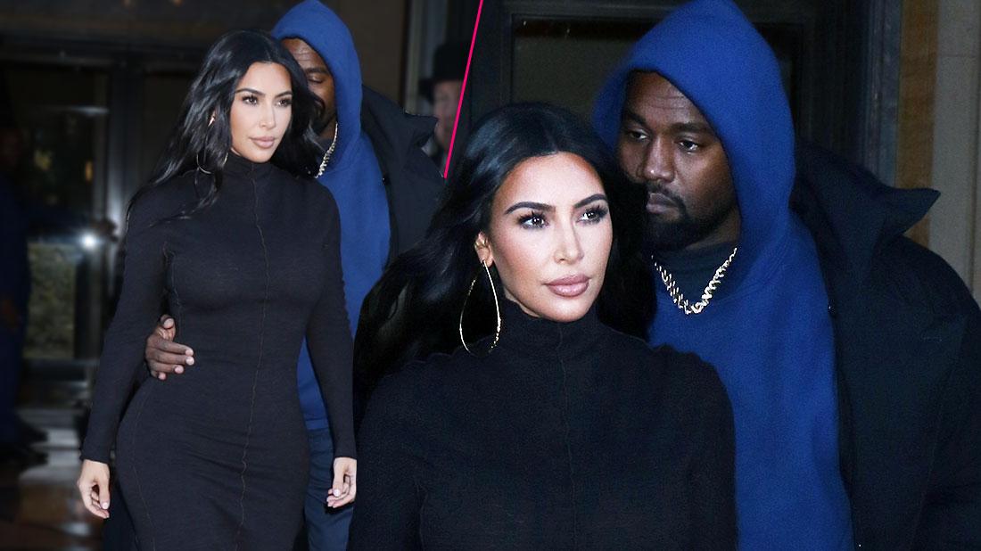 Kim kardashian 2024 turtleneck dress