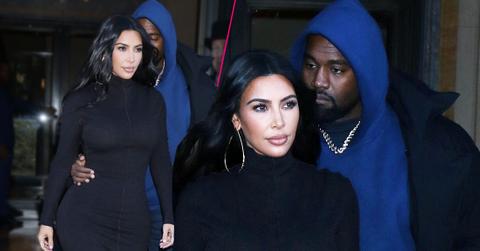 Kim Kardashian Covers Up In Turtleneck Dress After Religious Kanye West's New Dress Rules