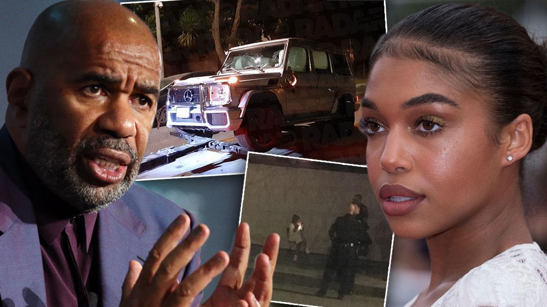 Steve Harvey’s Daughter Lori Arrested For Hit And Run: Photos