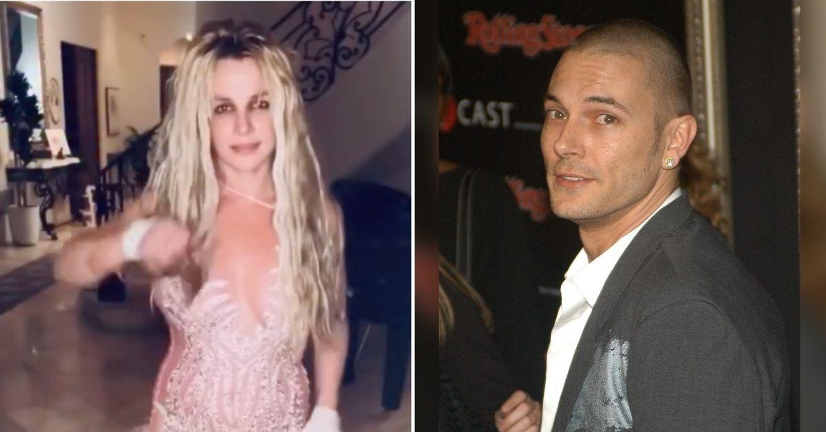 Composite photo of Britney Spears and Kevin Federline