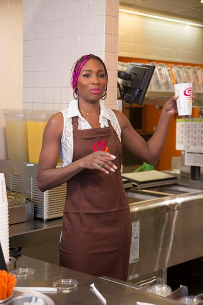 //venus williams jamba juice giveaway nyc