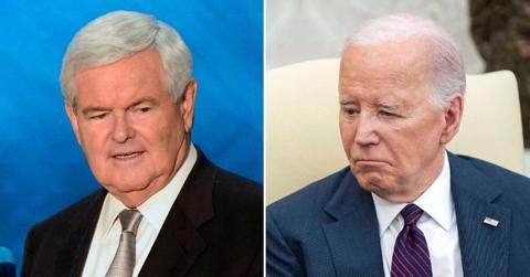 newt gingrich joe biden americans tried treason chanting death america