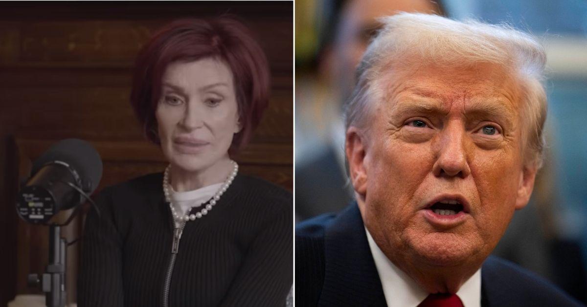 picture of Sharon Osbourne and Donald Trump