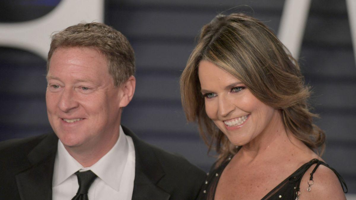 Photo of Savannah Guthrie, Michael Feldman