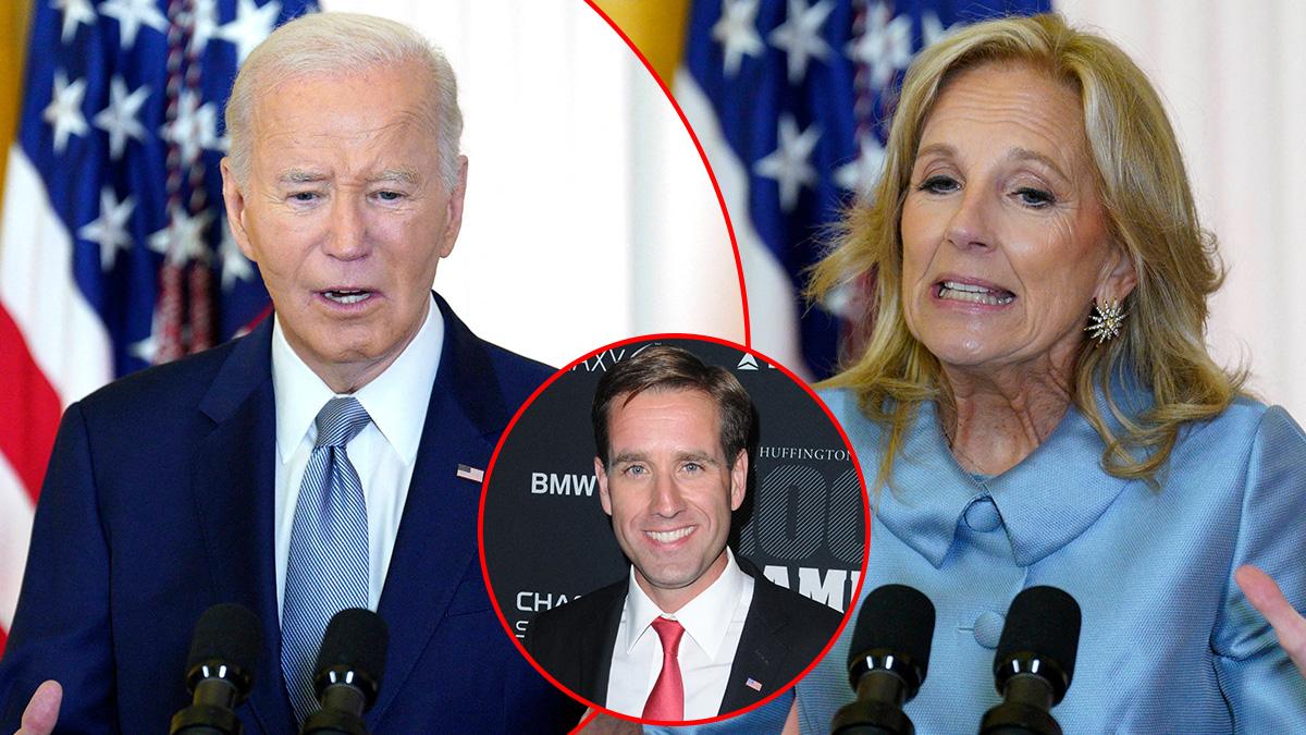 Joe Biden, Jill Biden and Beau Biden