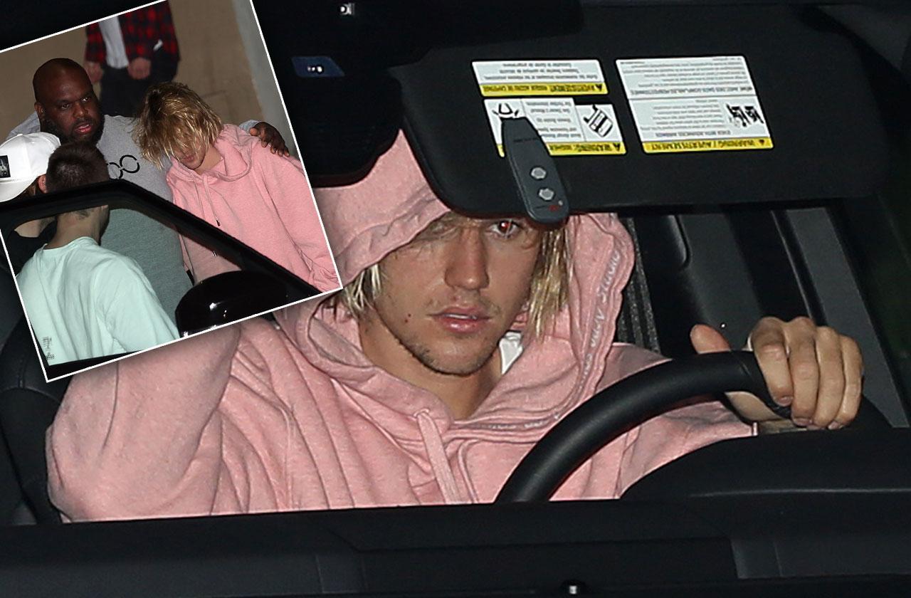 Justin Bieber Looks Sad After Learning Of Selena Gomezs Hospitalization