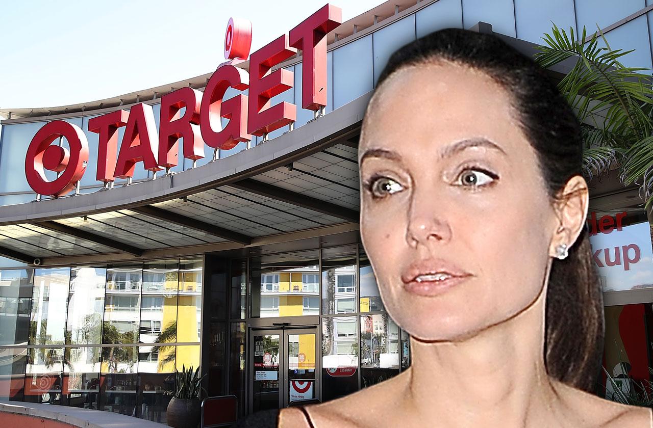 Angelina Jolie Discount Christmas Shopping Target