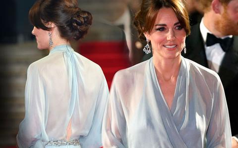 Kate Middleton Goes Braless For James Bond 'Spectre' World Premiere