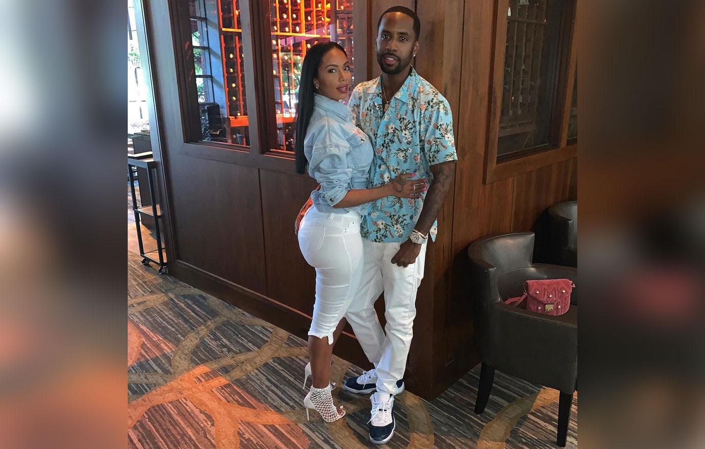 safaree erica mena divorce slapped with lien  georgia mansion divorce