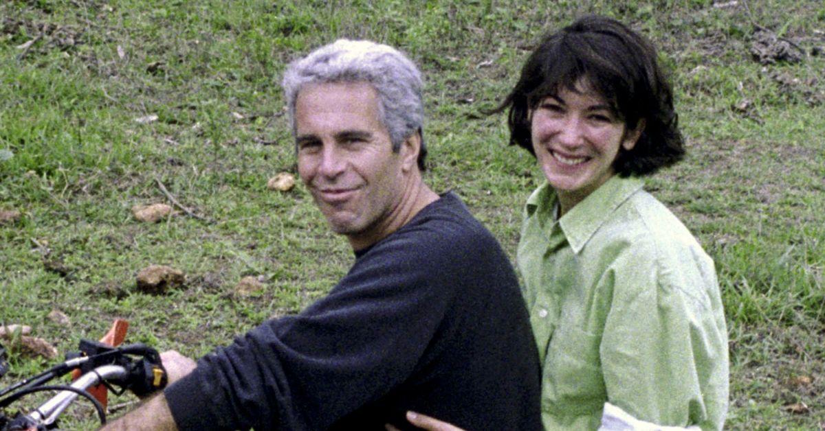 Photo of Jeffrey Epstein and Ghislaine Maxwell