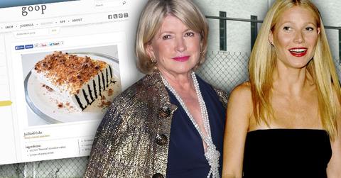 //martha stewart gwyneth paltrow jailbird cake