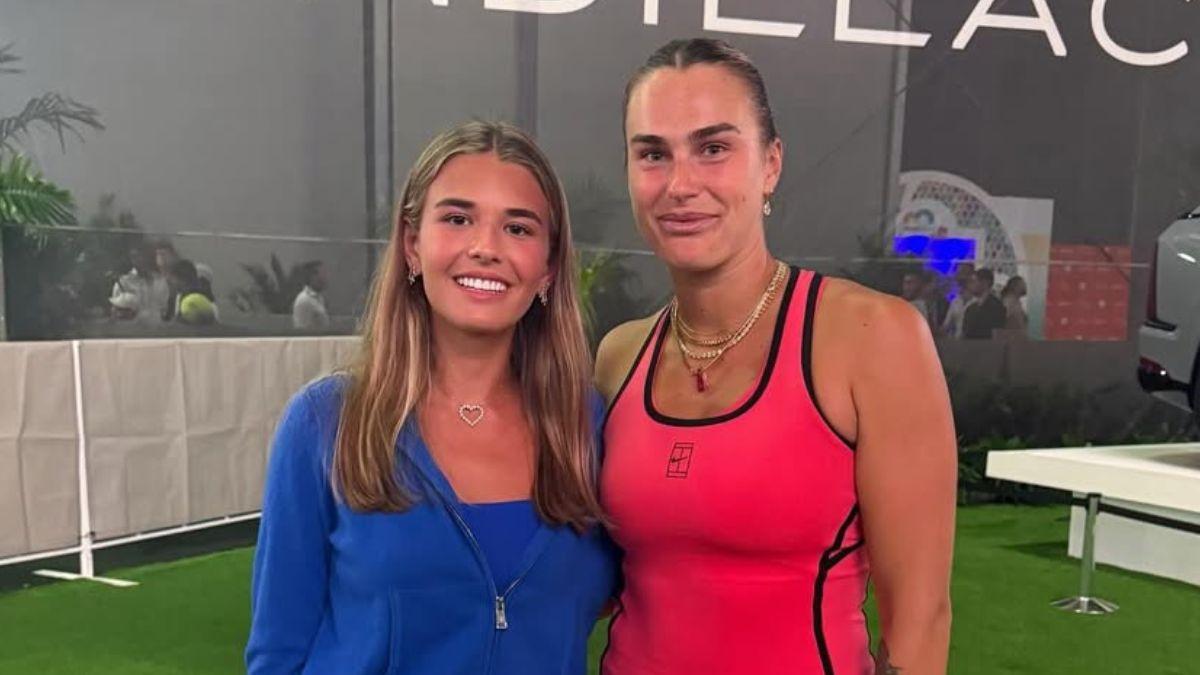 image of Kai Trump and Aryna Sabalenka 