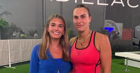image of Kai Trump and Aryna Sabalenka