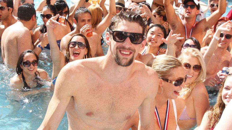 Michael Phelps parties with bikini-clad beauty following his split with  model girlfriend