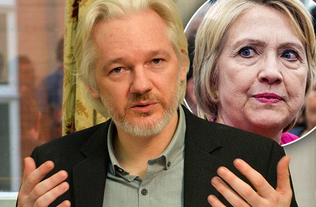 julian assange hillary clinton wikileaks founder promises leaks