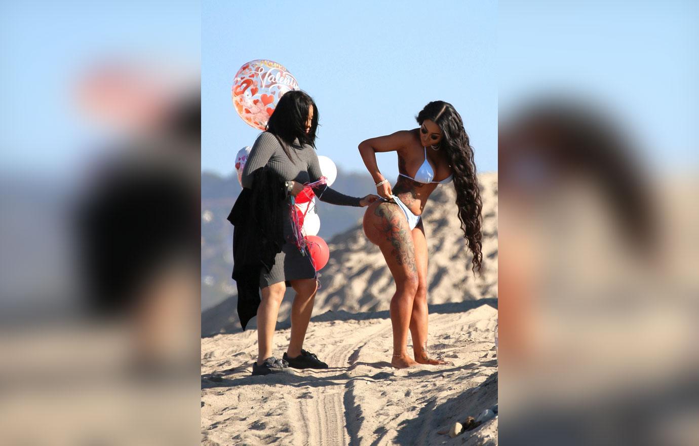 Blac Chyna Butt Bikini Photos