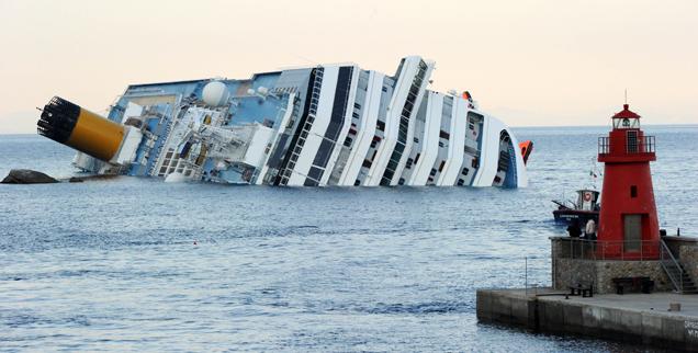 //costa concordia wide splash