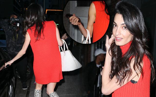 //amal clooney scary skinny nyc photos pp