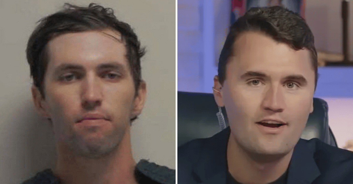 Split photo of Tyler Robinson, Charlie Kirk