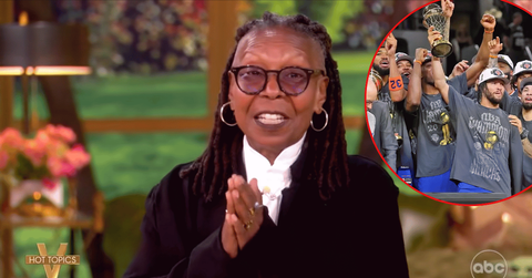 Whoopi Goldberg supported the NY Knicks going to the White House after their championship win.