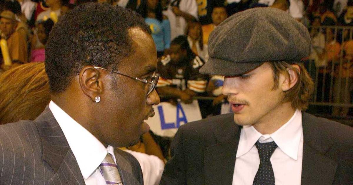 ashton kutcher petrified diddy will lie about him and his ex celebrity pals to get out of jail