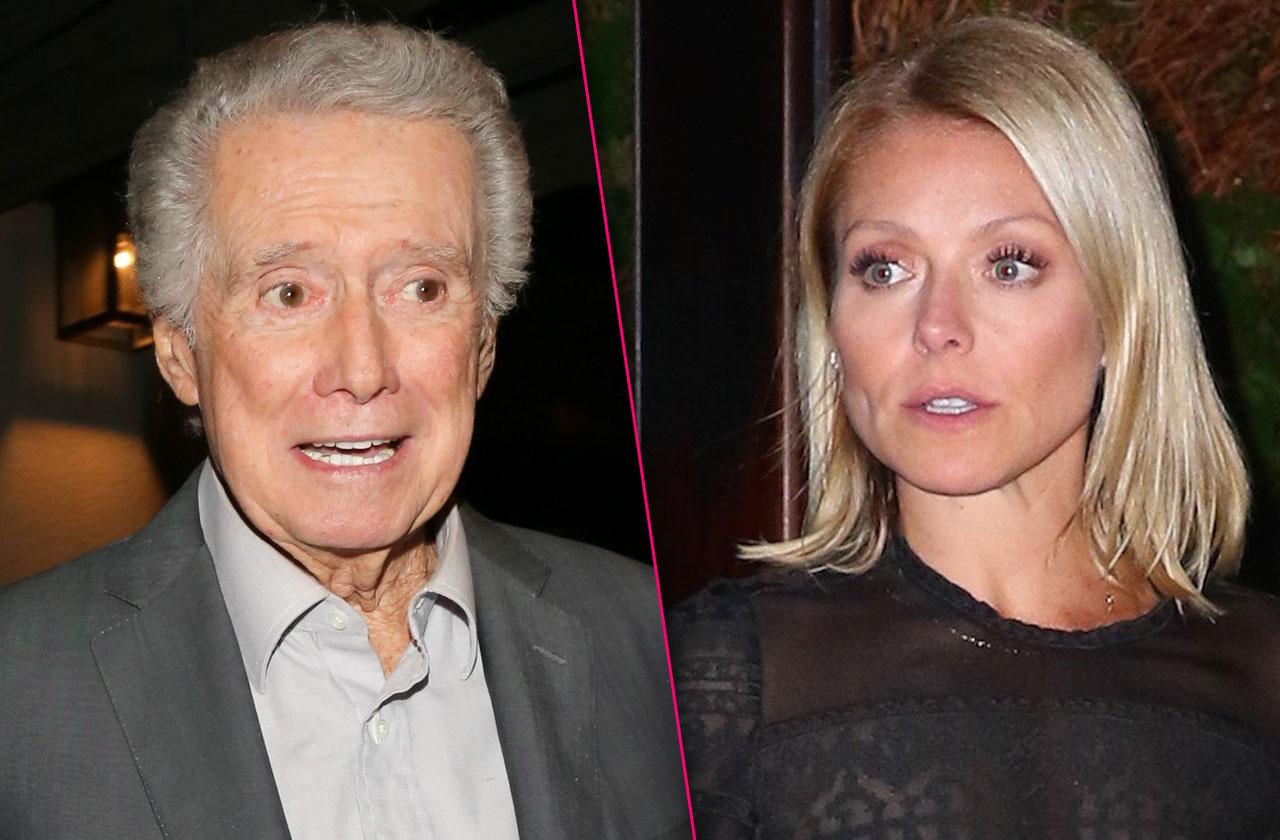 //Regis Philbin Refused Talk Kelly Ripa Off Camera pp