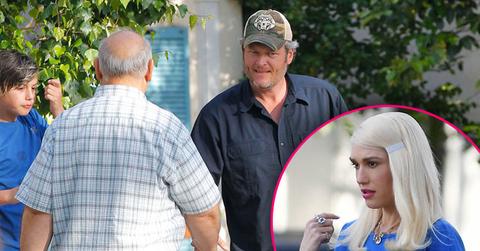 //blake shelton gwen stefani easter family pp