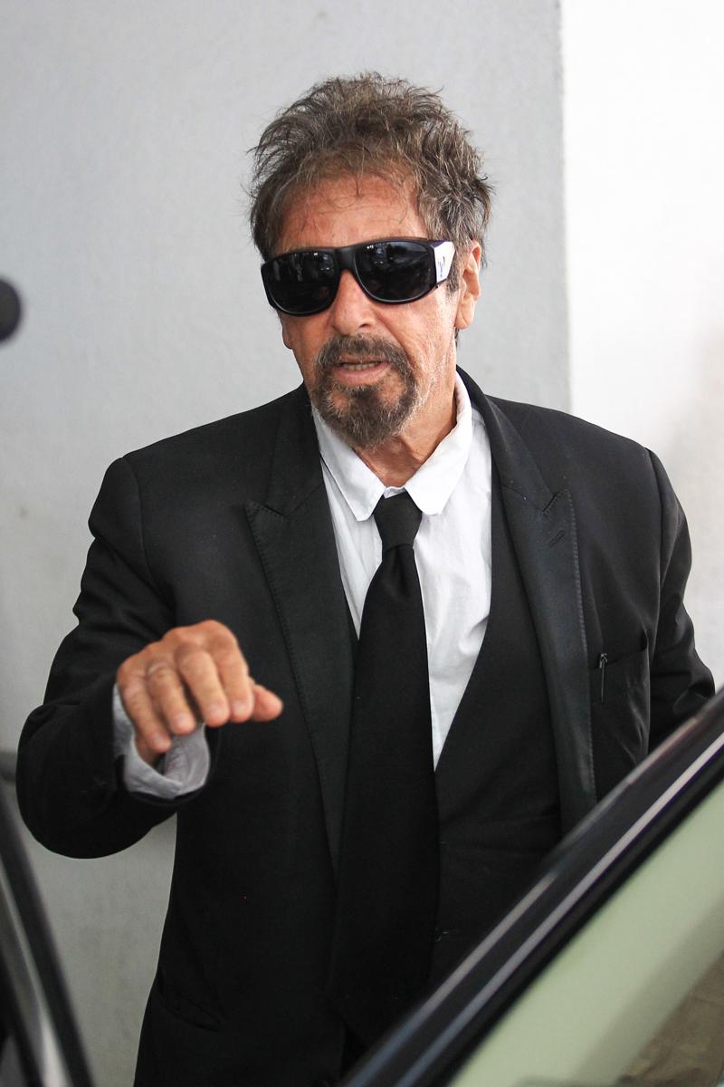 Al Pacino Going Blind Bandages Eyes