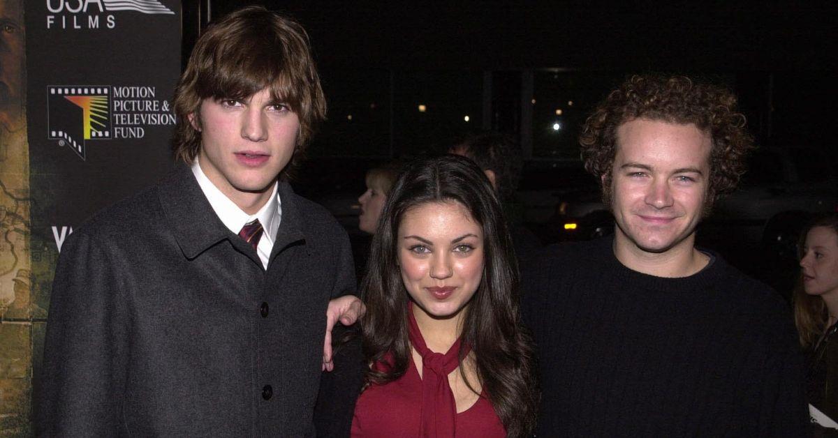 Photo of Ashton Kutcher and Mila Kunis, Danny Masterson