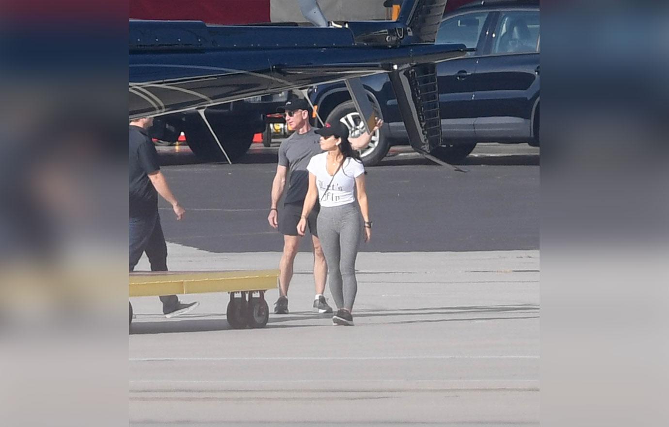 Jeff Bezos Lauren Sanchez Helicopter Ride