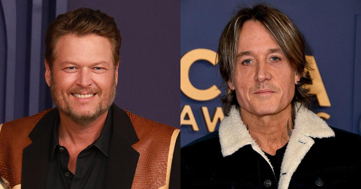 photo of blake shelton and keith urban