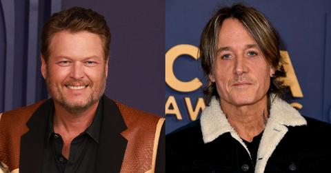 photo of blake shelton and keith urban