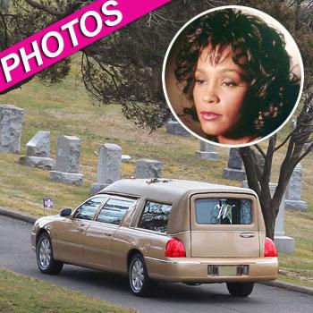 //whitney houston burial post